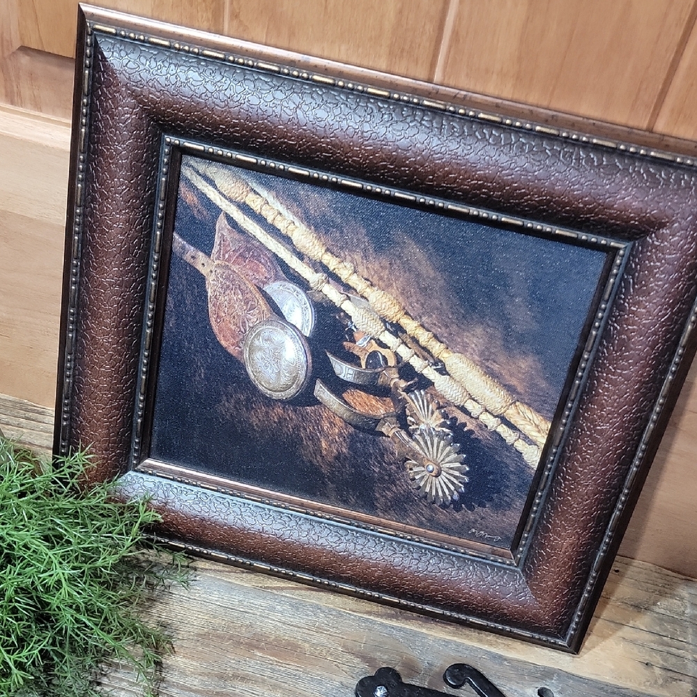 Western Spur Framed Giclee Print